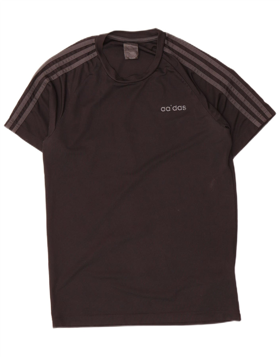T-shirt da uomo Adidas Top Small nera in poliestere
