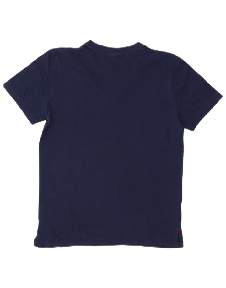 T-shirt da uomo Umbro Top Small in cotone blu navy
