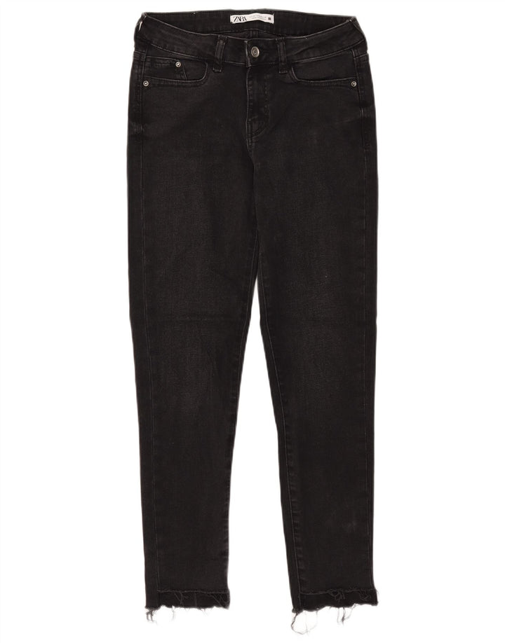 Jeans skinny da donna Zara EU 38 piccoli W28 L27 neri