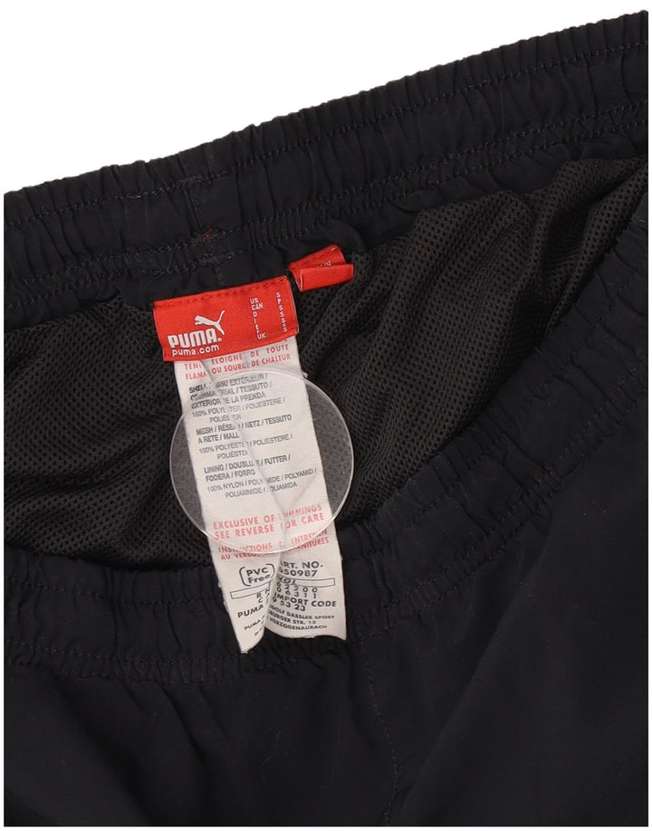Pantaloni da tuta da uomo Puma Small neri in poliestere