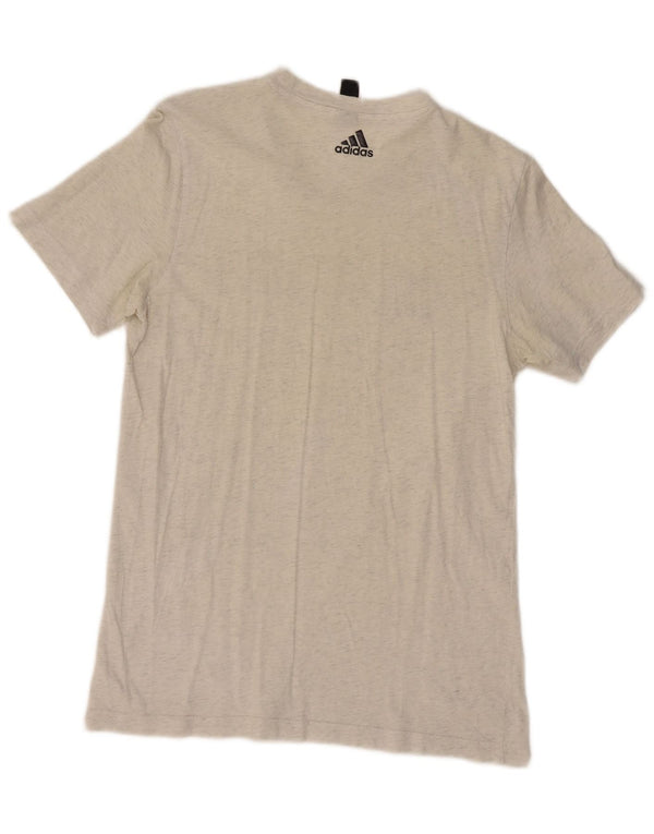 Maglietta grafica da donna Adidas Top UK 12 Grigio medio