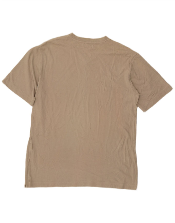 T-shirt uomo Kappa Top Large in cotone beige