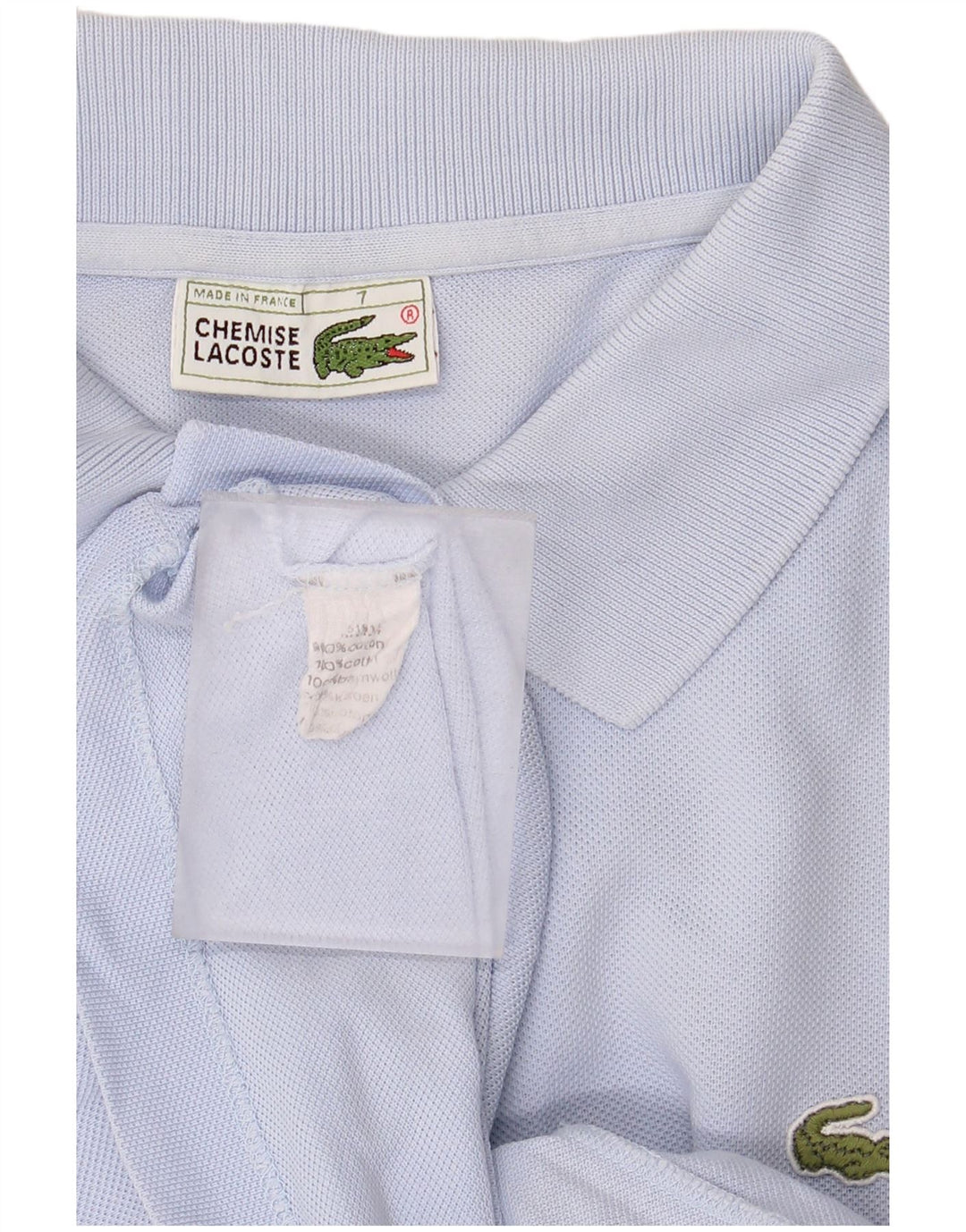 Polo da uomo Lacoste taglia 7 2XL cotone blu