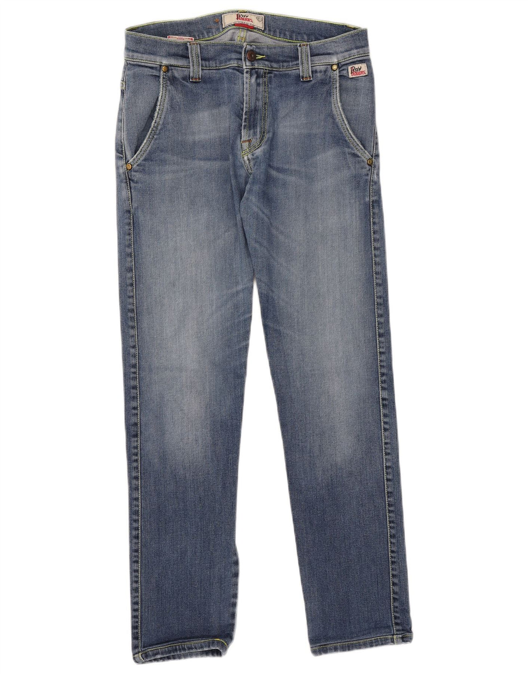 Jeans slim da uomo Roy Rogers W32 L30 cotone blu