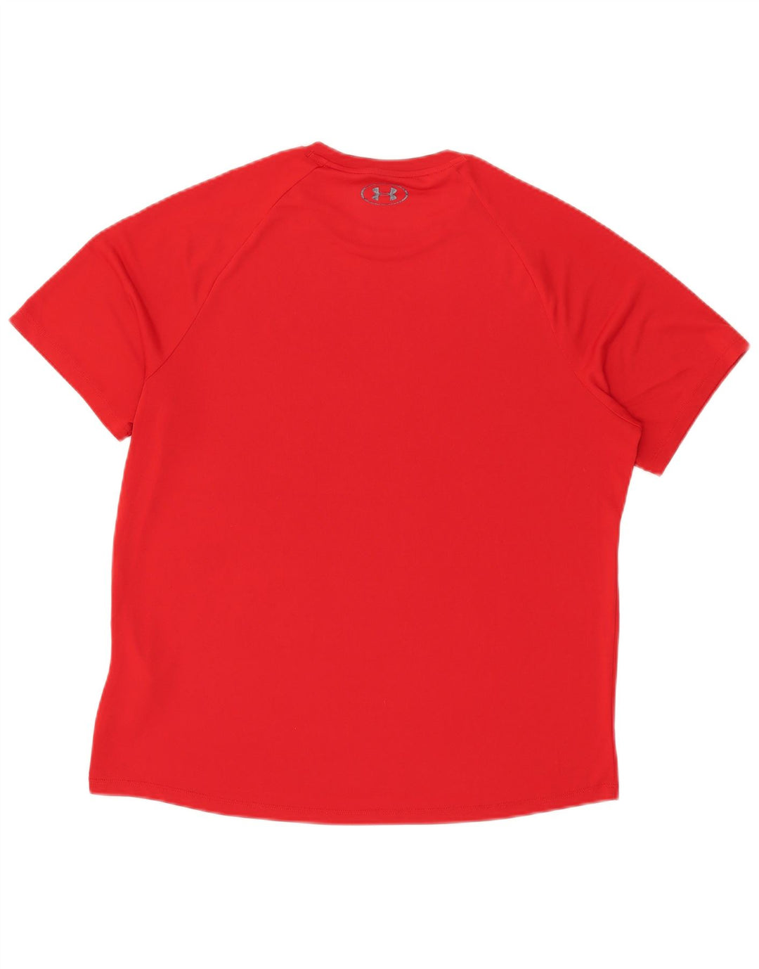 T-shirt da uomo Under Armour Top grande sportivo in poliestere rosso