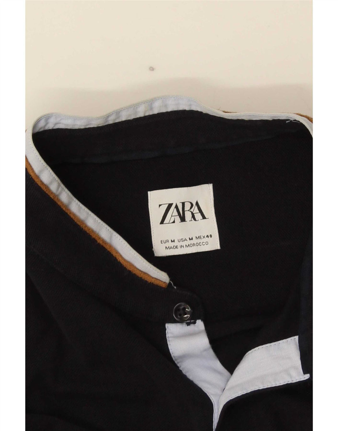 Camicia Zara da uomo blu navy medio