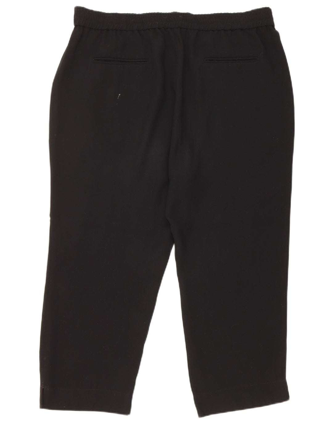 Pantaloni Capri da donna Whistles UK 14 Large W34 L22 Poliestere nero