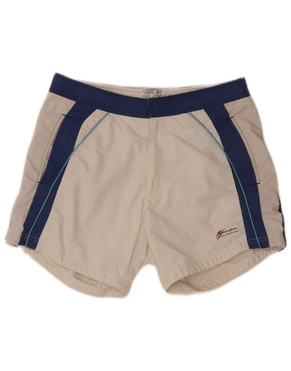 Pantaloncini da bagno da uomo Champion color bianco medio