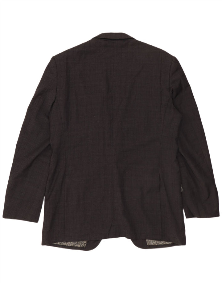 Giacca blazer a 2 bottoni Autograph da uomo Marks & Spencer IT 56 3XL a quadri neri