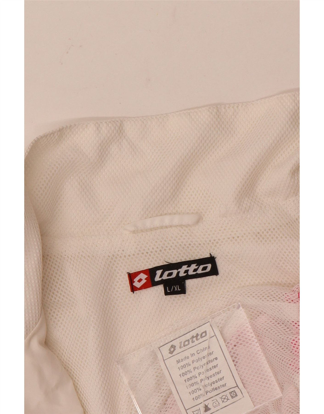 Giacca da tuta da donna Lotto UK 16 Large Poliestere color block bianco