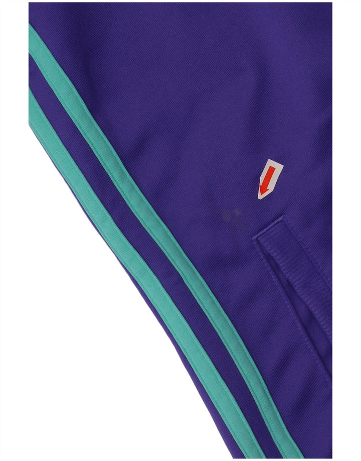 Felpa con cappuccio e zip ADIDAS per ragazzi 13-14 anni in poliestere viola