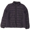 CREW CLOTHING Giacca imbottita da donna UK 16 Large in nylon blu navy