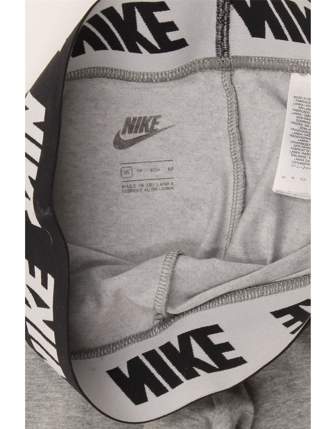 NIKE Womens Graphic Leggings UK 6 XS  Grey Cotton Vintage Nike and Second-Hand Nike from Messina Hembry 