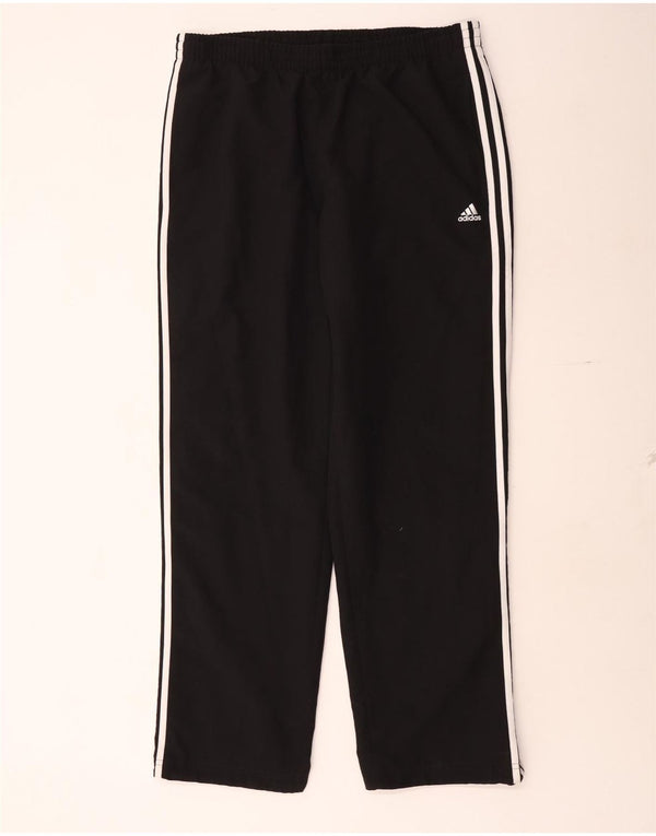 Pantaloni da tuta Adidas Climalite da uomo grandi in poliestere nero