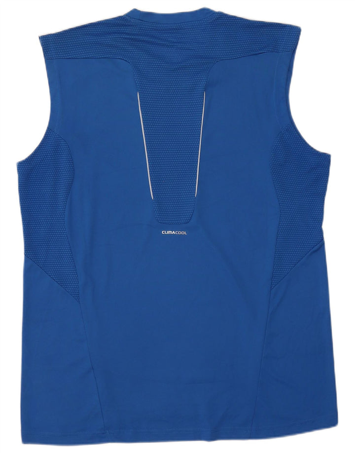 Canotta Adidas Climacool da uomo XL blu color block