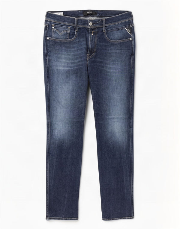 Jeans slim da uomo Replay W36 L34 cotone blu