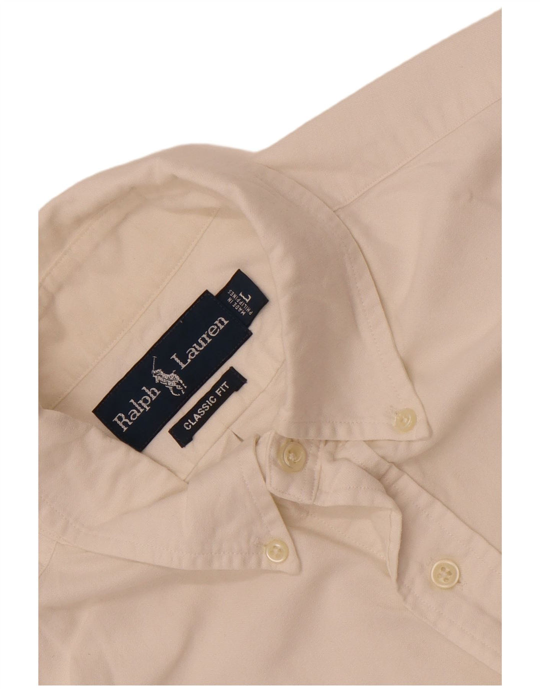 Camicia Ralph Lauren da uomo vestibilità classica grande bianca