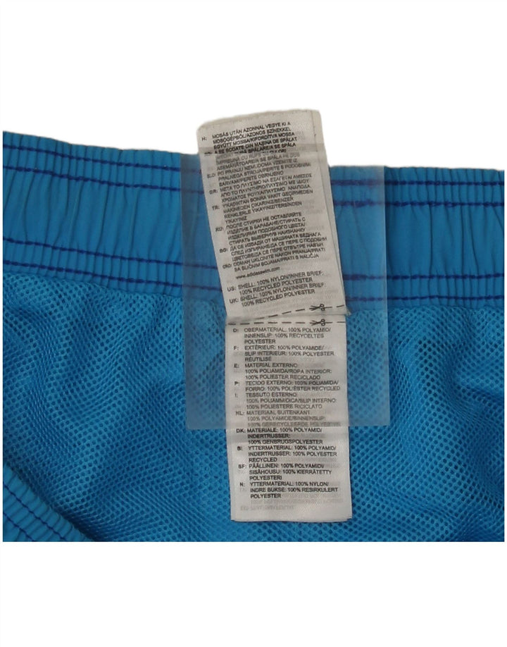 Pantaloncini da bagno Adidas da uomo grandi in nylon blu
