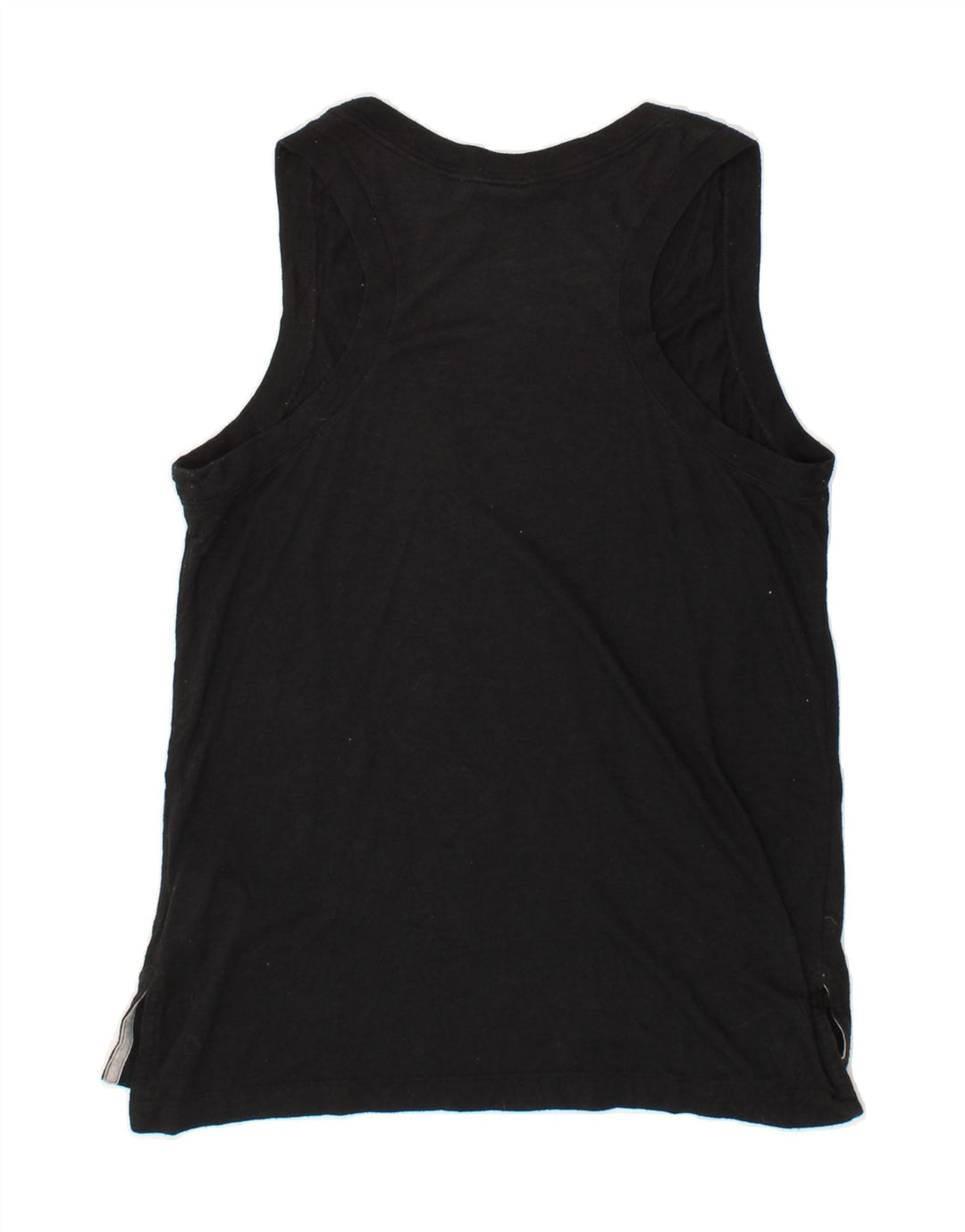 NIKE Womens Graphic Vest Top UK 10 Small Black Vintage Nike and Second-Hand Nike from Messina Hembry 