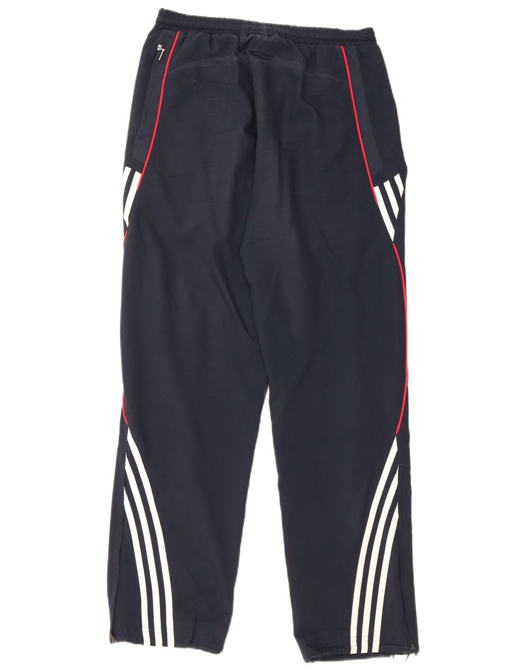 Pantaloni da tuta da uomo ADIDAS piccoli in poliestere blu navy
