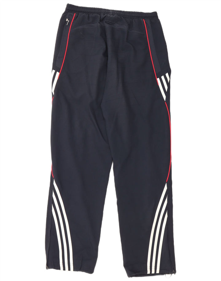 Pantaloni da tuta da uomo ADIDAS piccoli in poliestere blu navy