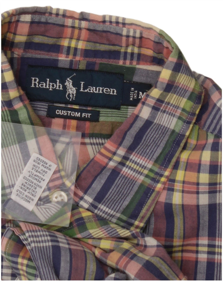 RALPH LAUREN Camicia da uomo su misura a quadri multicolore medio