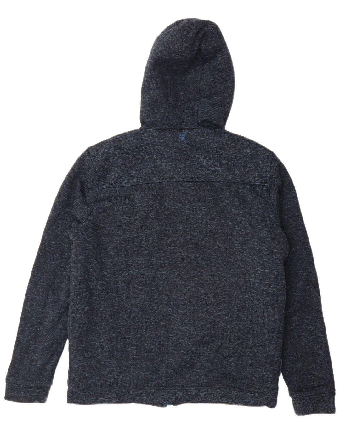 Maglione con cappuccio e zip da uomo Mountain Warehouse grande blu navy screziato