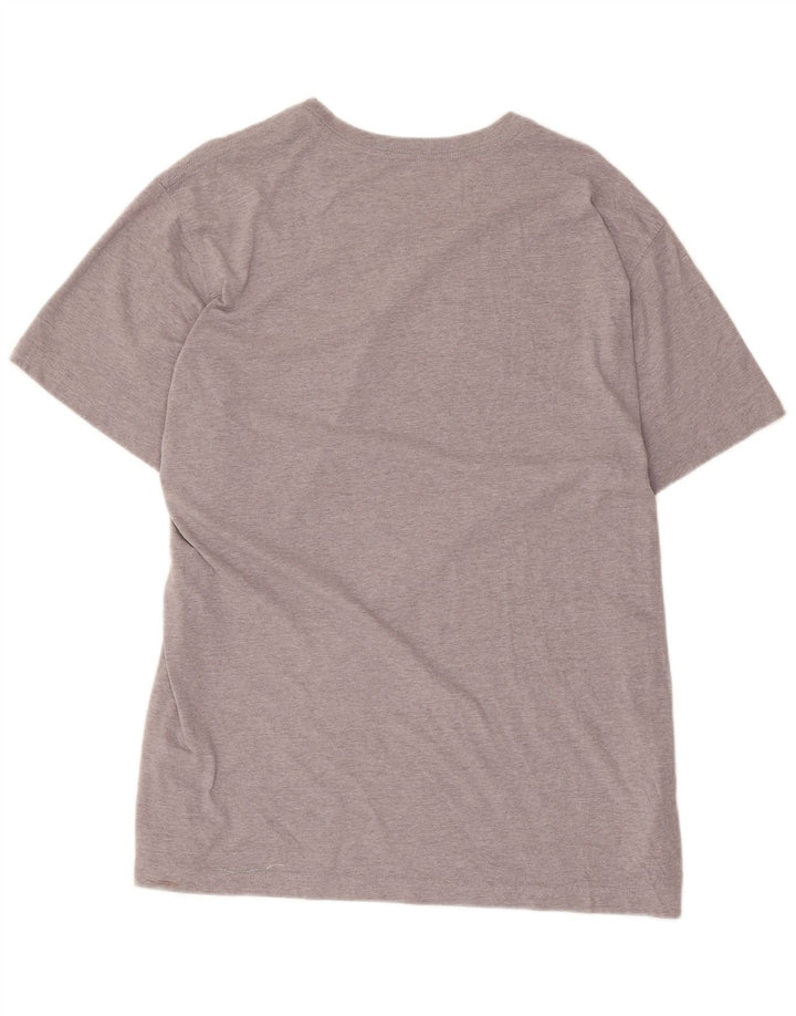 T-shirt da uomo EDDIE BAUER Top XL in cotone grigio
