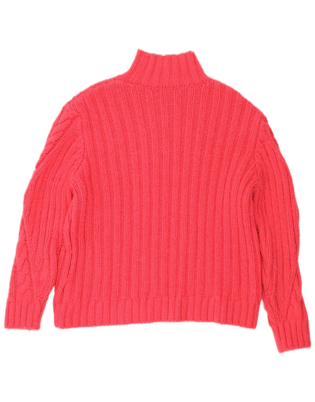 Maglione maglione a collo alto da donna Marks & Spencer UK 12 Rosa medio