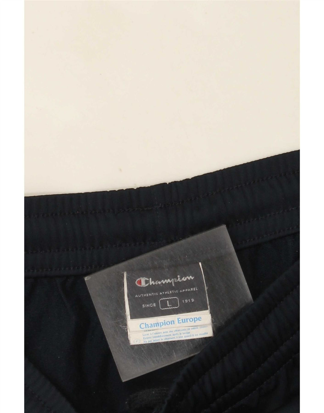 Pantaloni da tuta da uomo Champion Large in poliestere blu navy