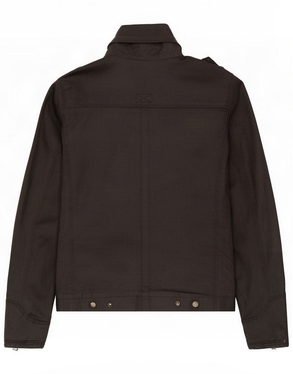 Giacca militare da uomo Boxeur Des Rues UK 40 Large Black Cotton