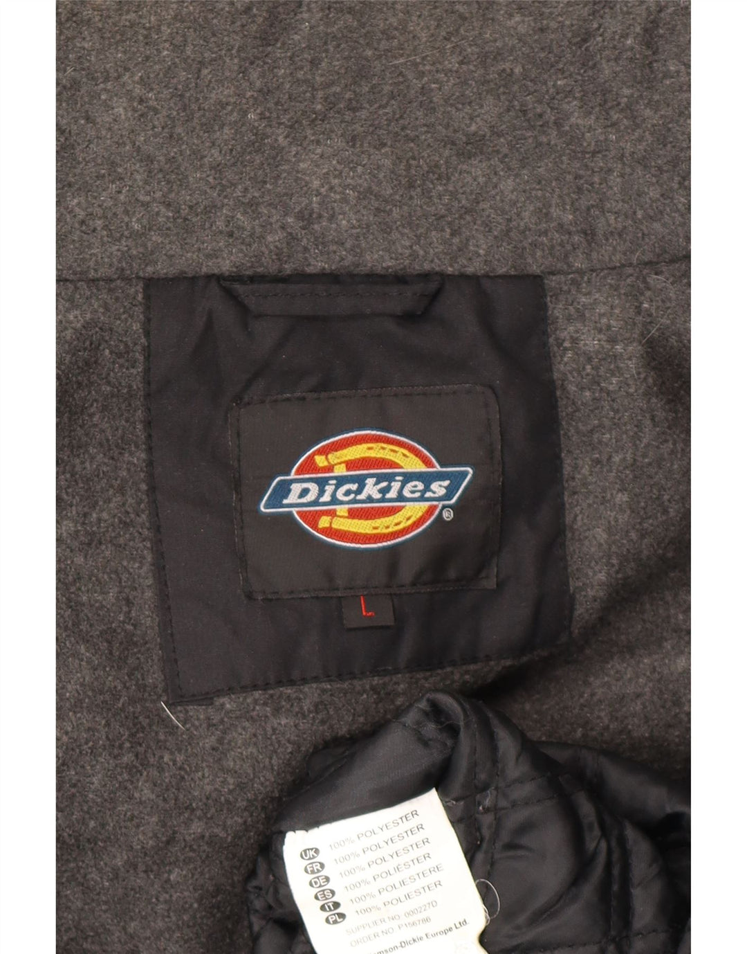 Giacca a vento da uomo Dickies UK 40 grande poliestere nero