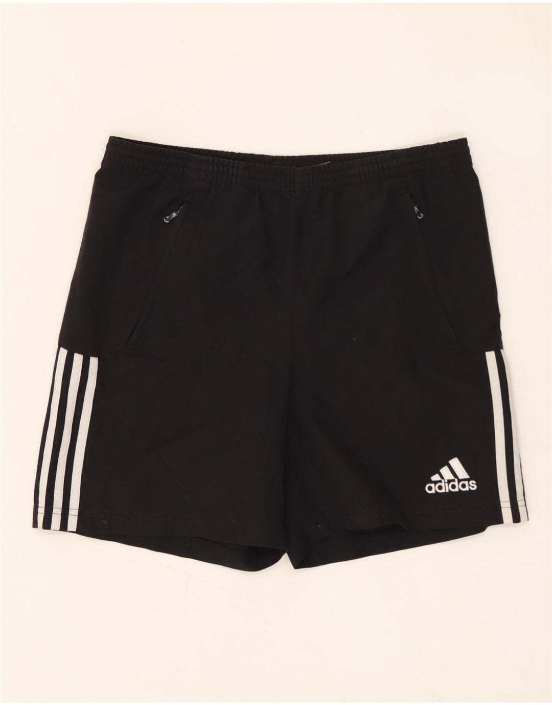 Pantaloncini sportivi ADIDAS da bambino 13-14 anni in poliestere nero