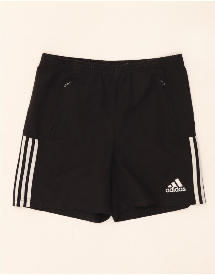 Pantaloncini sportivi ADIDAS da bambino 13-14 anni in poliestere nero