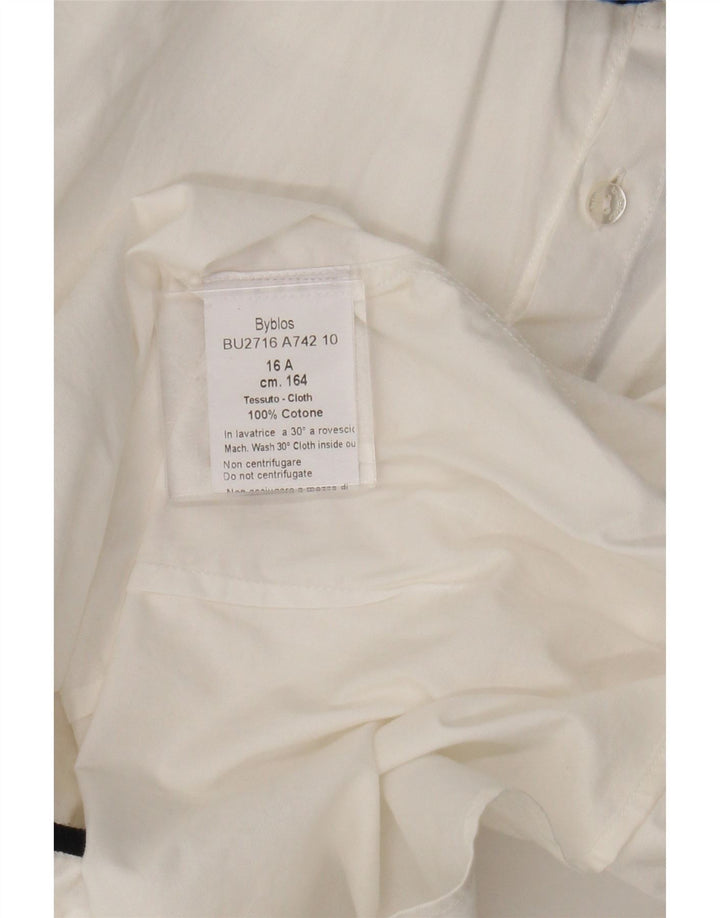 Camicia Bambino Byblos 15-16 Anni Cotone Bianco