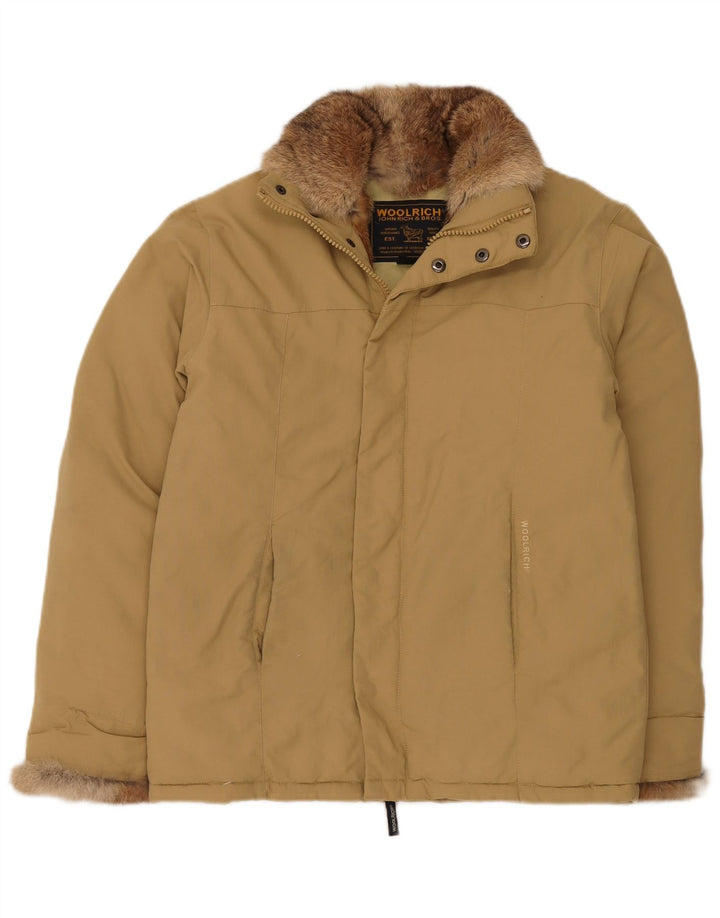 Giacca imbottita da donna Woolrich UK 14 Nylon beige medio