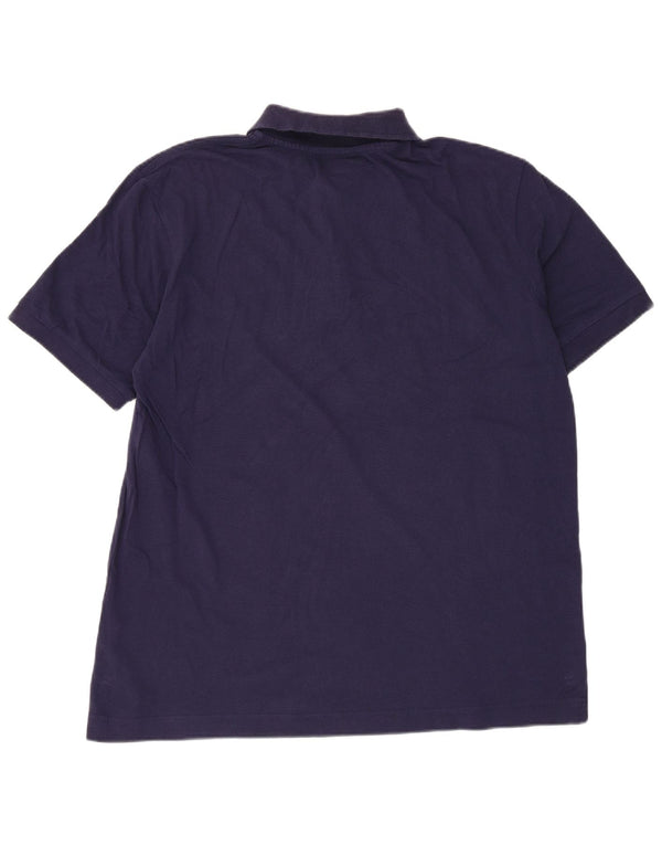 Polo Kappa da uomo XL in cotone blu navy