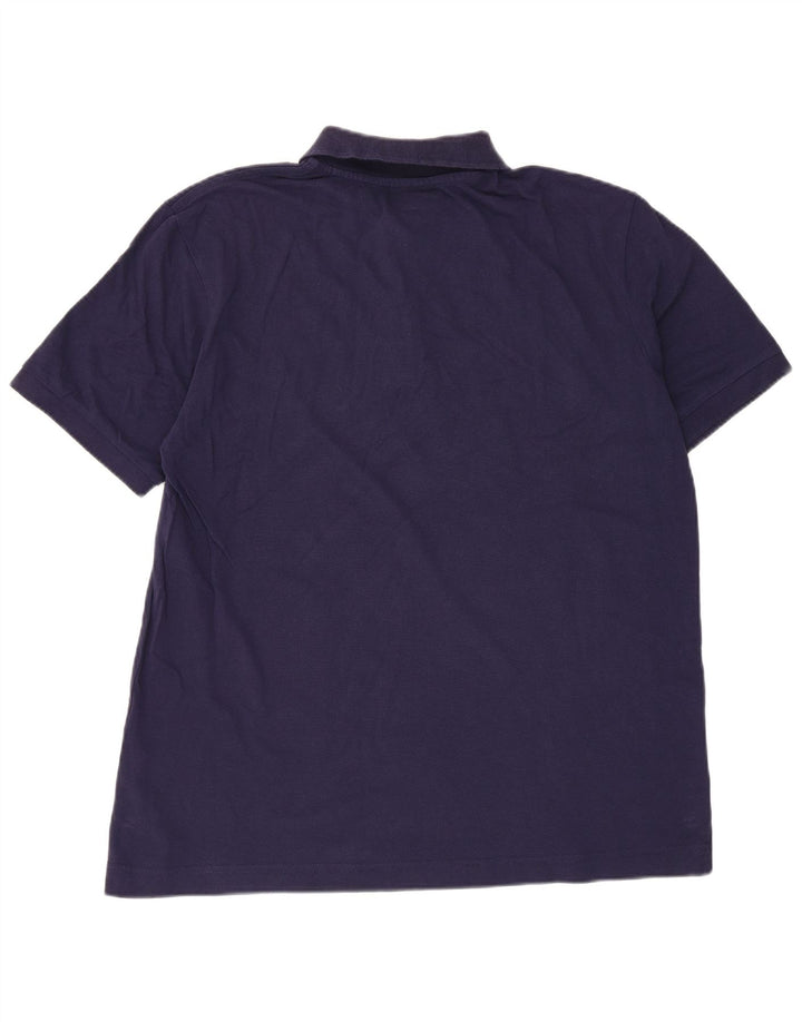 Polo Kappa da uomo XL in cotone blu navy