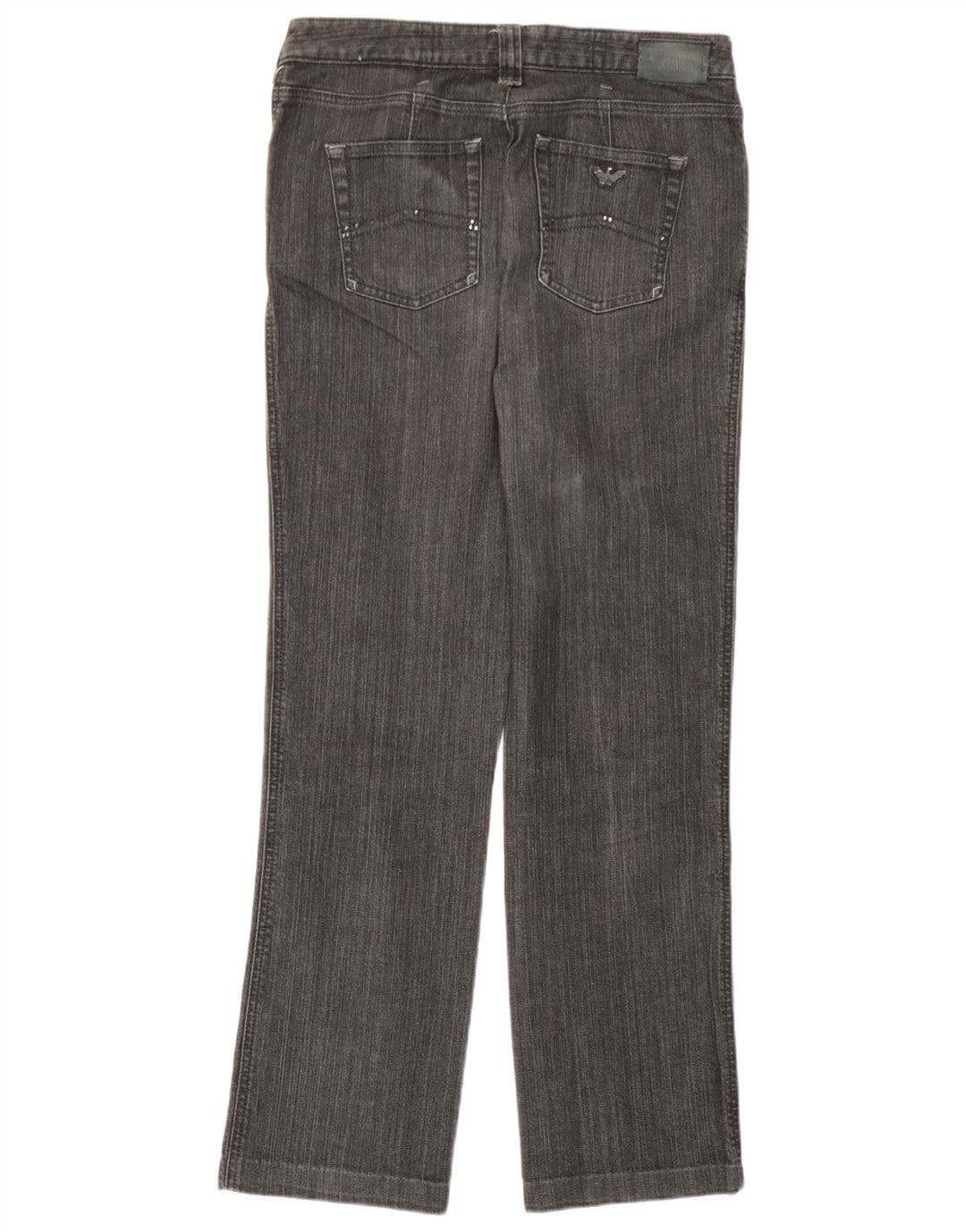 Jeans dritti da donna Armani W31 L28 Grigi