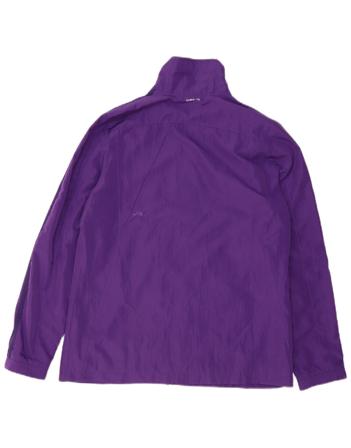 Giacca antipioggia da donna Adidas UK 14 grande poliestere viola