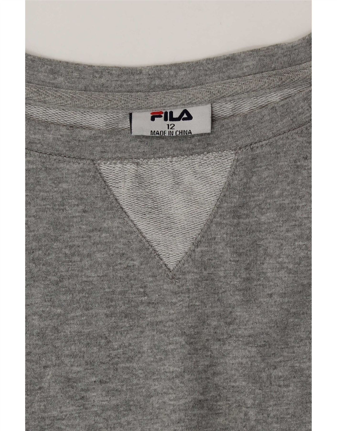 Felpa da donna Fila Jumper UK 12 Colorblock grigio medio