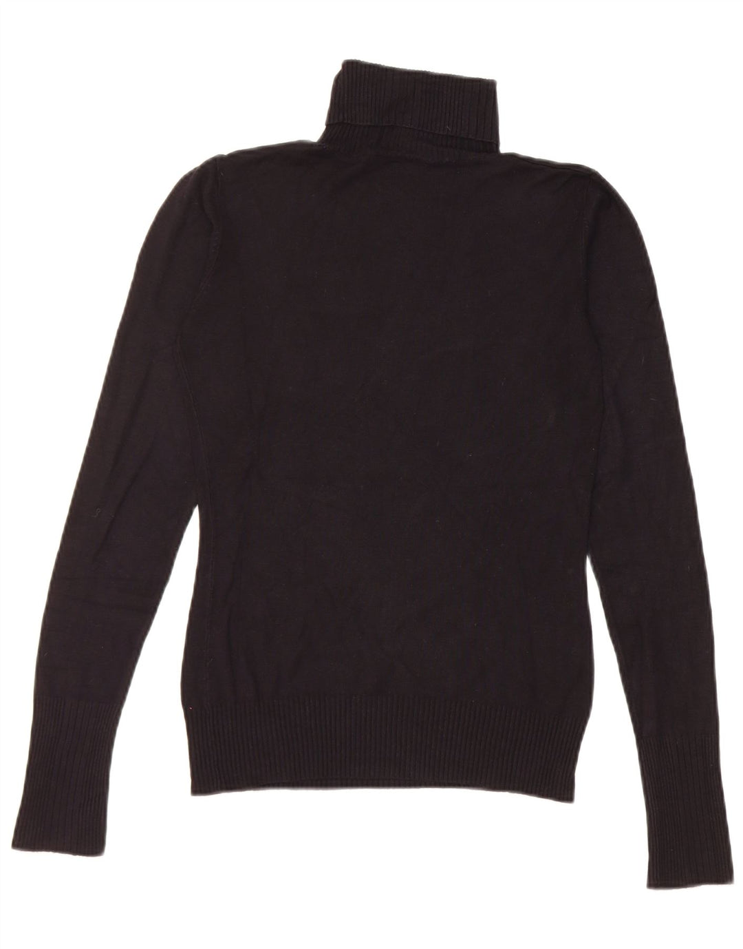 Maglione maglione con collo alto grafico da donna Guess UK 8 piccolo nero
