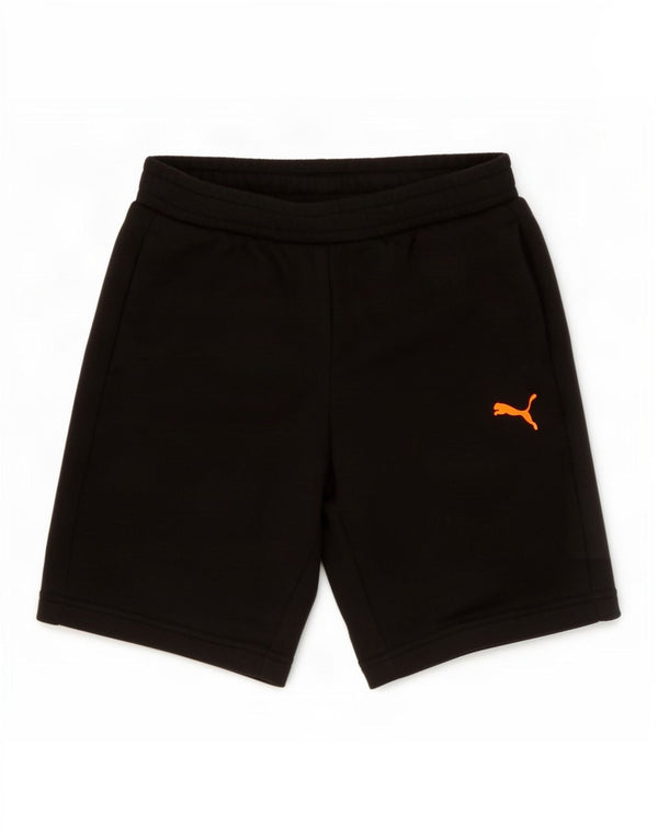 Pantaloncini sportivi Puma da ragazzo 9-10 anni in cotone nero