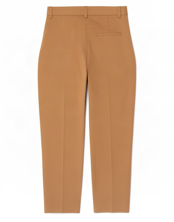 Pantaloni corti a vita alta da donna Tommy Hilfiger US 4 Small W28 L26 Beige