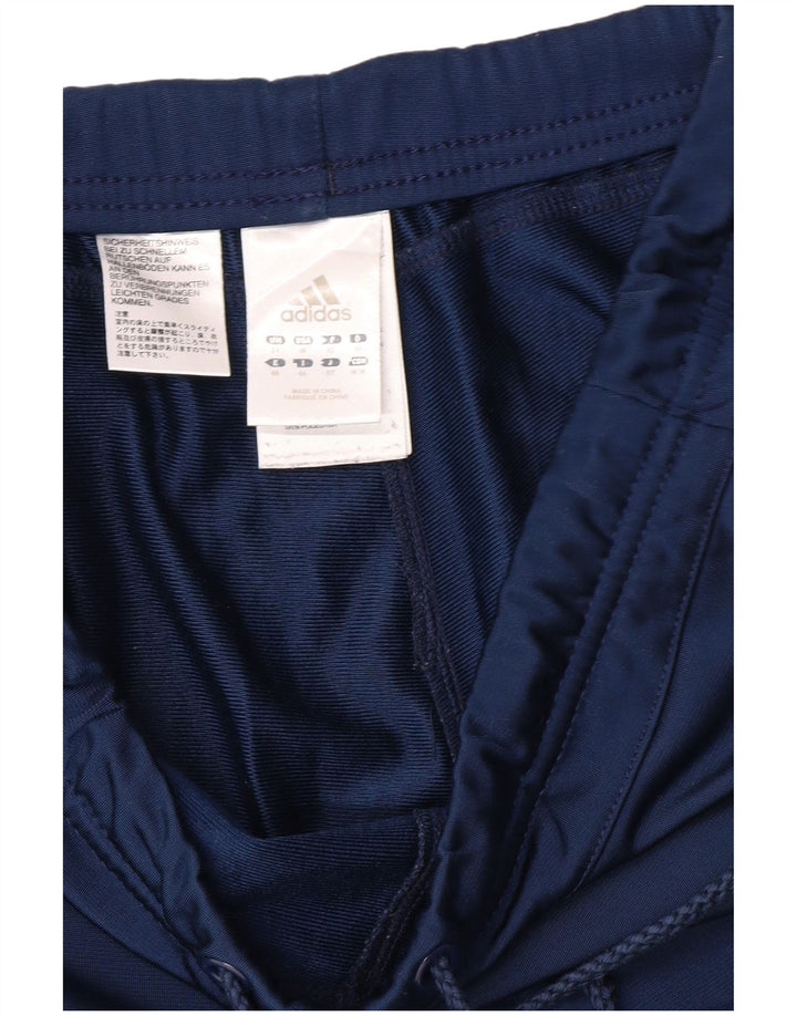Pantaloni da tuta da donna ADIDAS UK 14 poliestere blu navy medio
