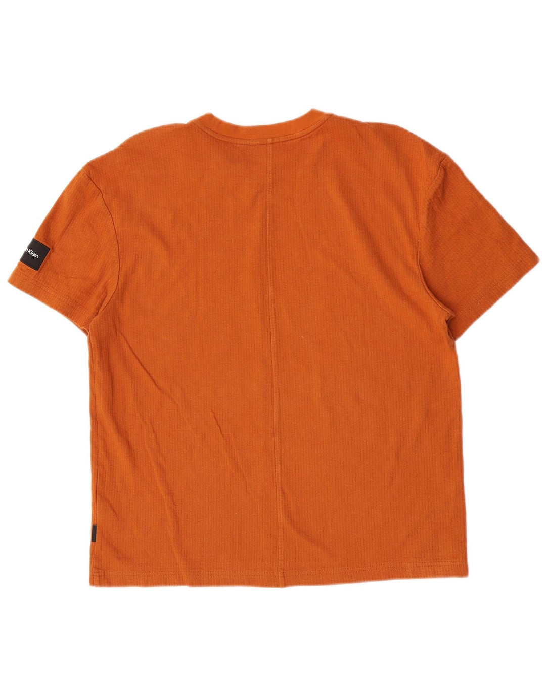 Maglietta da uomo Calvin Klein Top in cotone arancione medio