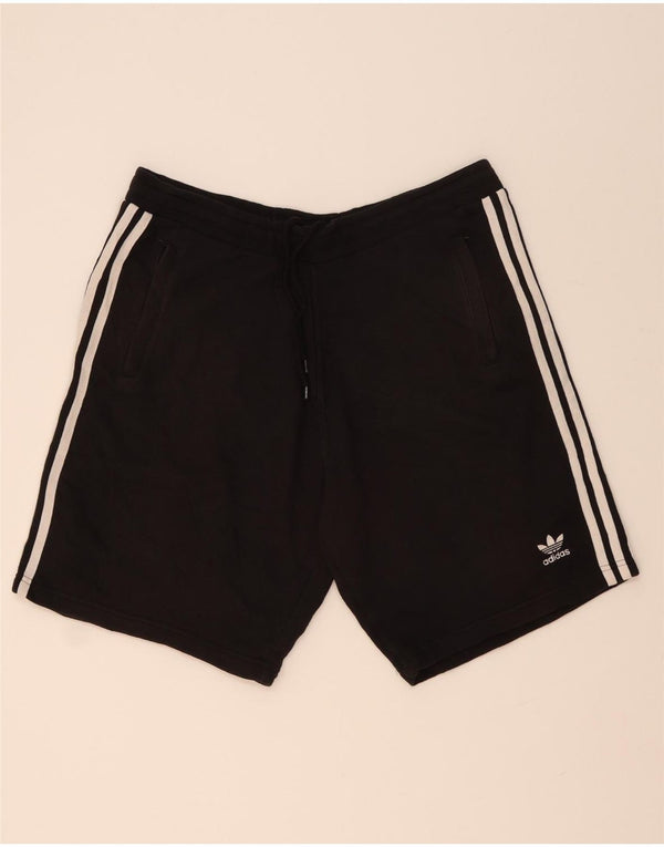 Pantaloncini sportivi da uomo Adidas XL in cotone nero