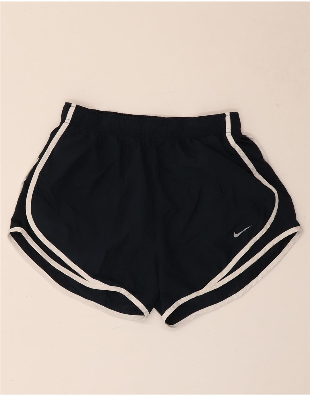Pantaloncini sportivi NIKE Dri Fit da donna UK 12 medio blu navy