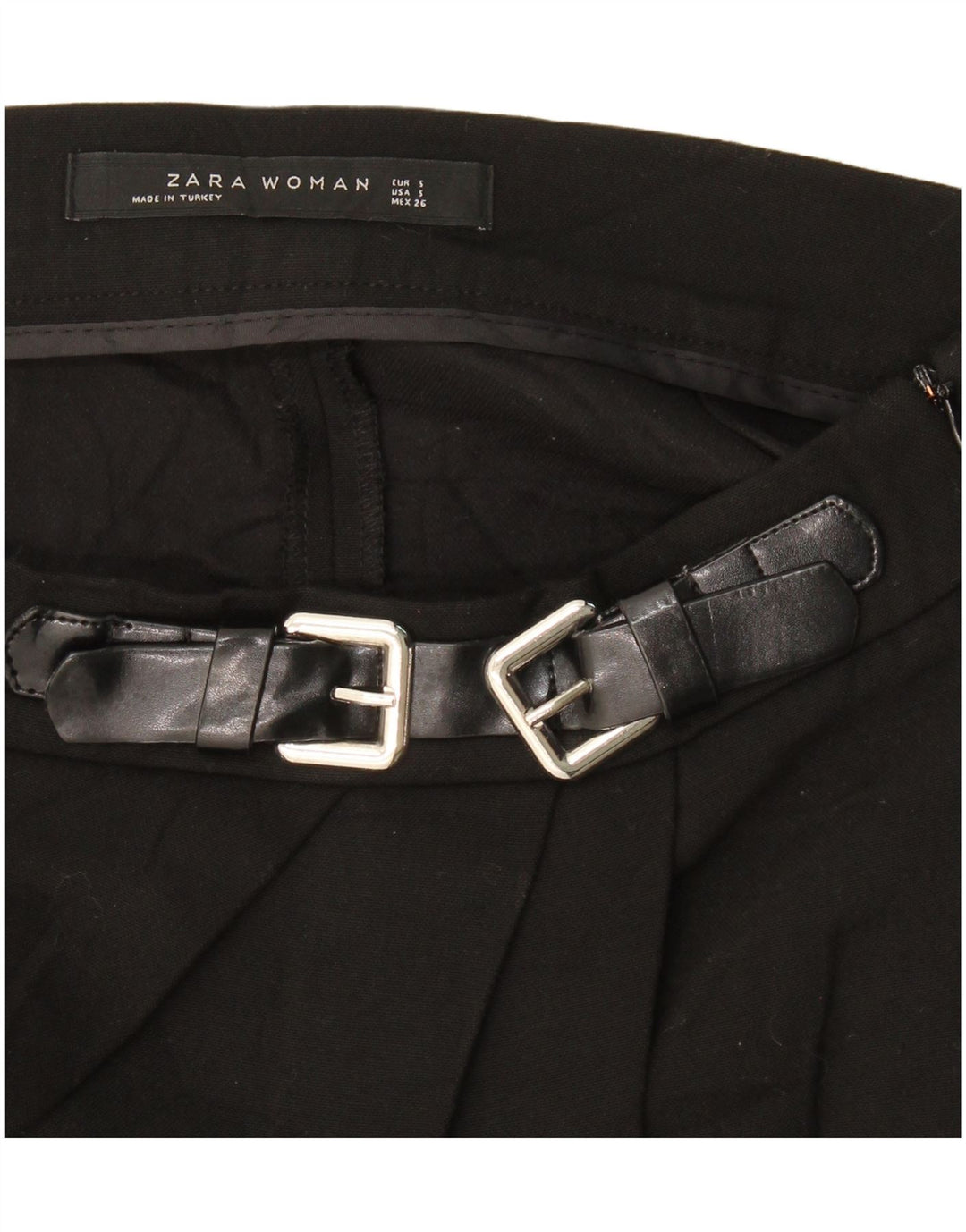 Gonna a portafoglio asimmetrica Zara da donna piccola W27 nera