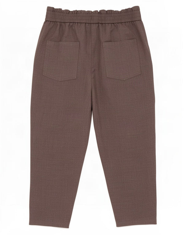 Pantaloni corti affusolati a vita alta da donna Zara 2XL W34 L24 Grigi